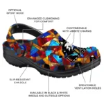 customized northern illinois huskies prism pieces clogs best selling