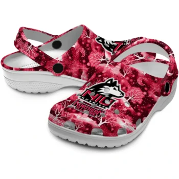 customized northern illinois huskies snowy hills clogs high quality