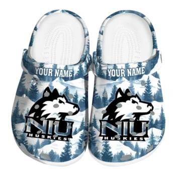 customized northern illinois huskies snowy mountains clogs best selling