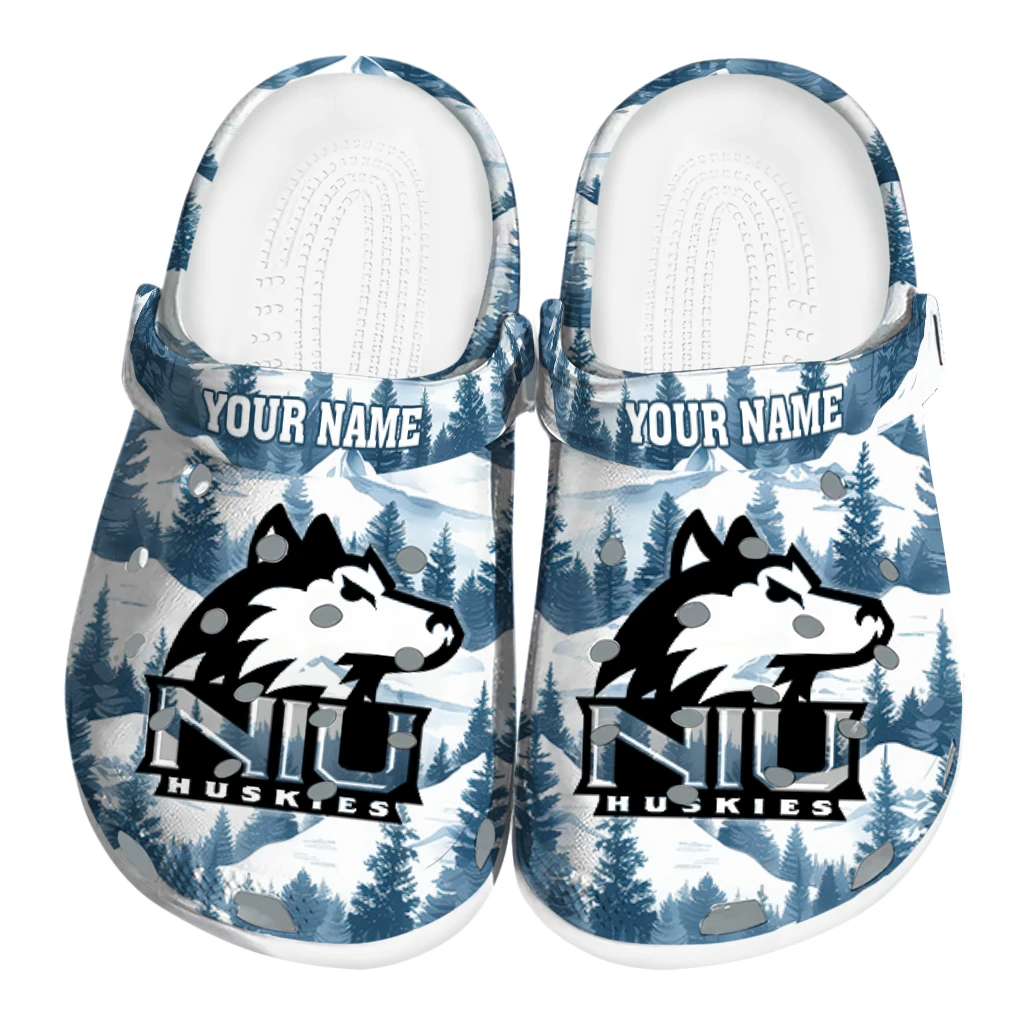 customized northern illinois huskies snowy mountains clogs best selling customized northern illinois huskies snowy mountains clogs best selling