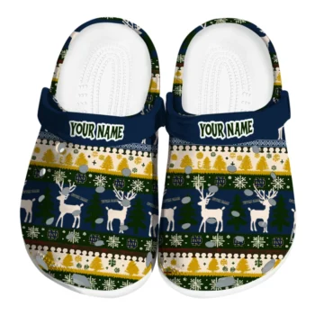 customized notre dame fighting irish christmas motif clogs best selling