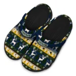 customized notre dame fighting irish christmas motif clogs best selling