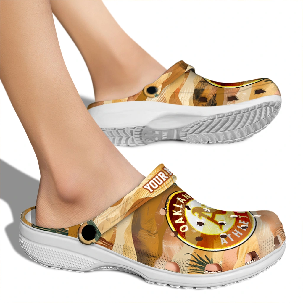 customized oakland athletics desert layers clogs fashion forward customized oakland athletics desert layers clogs fashion forward