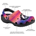 customized oakland athletics wavy stripes clogs best selling