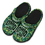 customized ohio bobcats tropical leaves clogs best selling