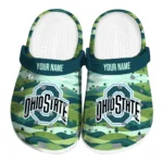 customized ohio state buckeyes hills illustration clogs best selling