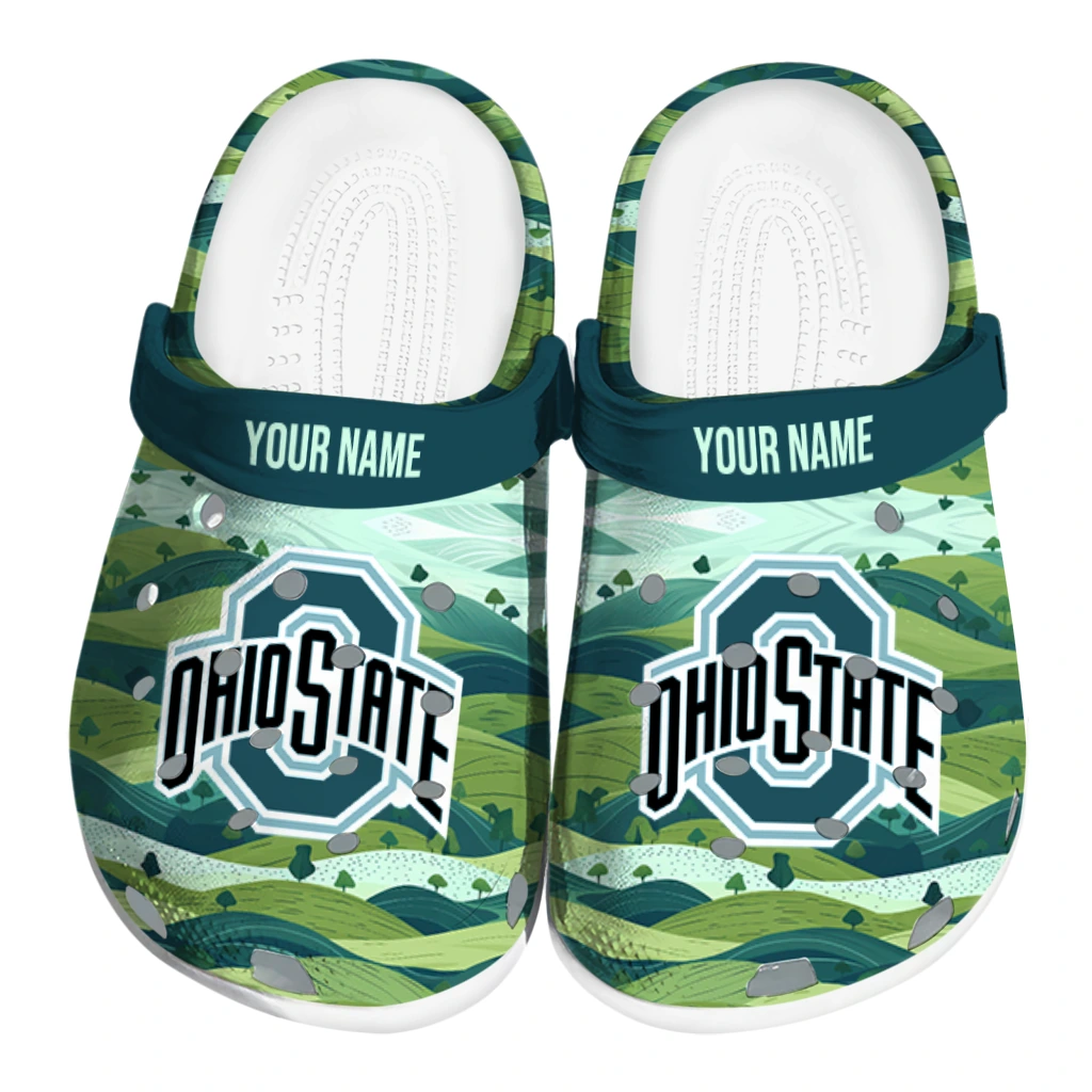 customized ohio state buckeyes hills illustration clogs best selling customized ohio state buckeyes hills illustration clogs best selling