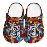 customized ohio state buckeyes prism pieces clogs best selling