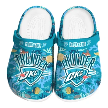 customized oklahoma city thunder tropical fish ocean clogs best selling