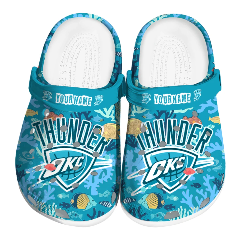 customized oklahoma city thunder tropical fish ocean clogs best selling customized oklahoma city thunder tropical fish ocean clogs best selling