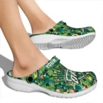 customized oklahoma city thunder tropical leaves clogs best selling