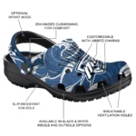 customized oklahoma city thunder wave flow clogs best selling