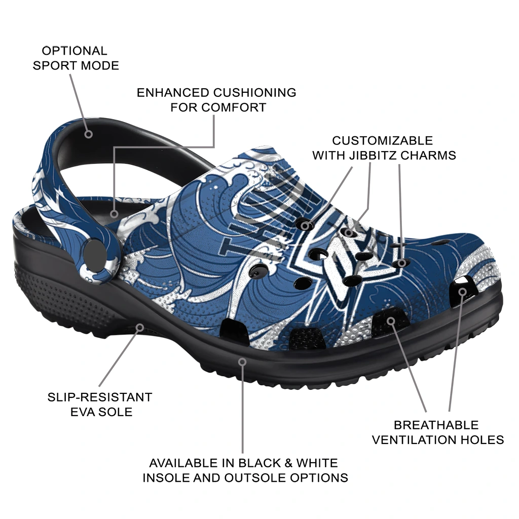customized oklahoma city thunder wave flow clogs new arrival customized oklahoma city thunder wave flow clogs new arrival