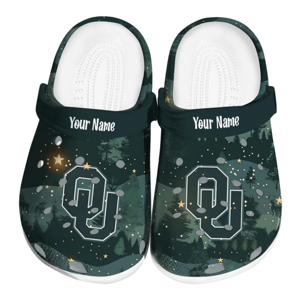 customized oklahoma sooners deer nightscape clogs best selling customized oklahoma sooners deer nightscape clogs best selling