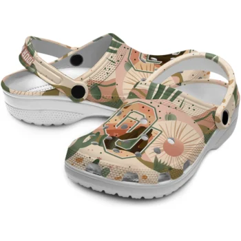 customized oklahoma sooners desert cactus pattern clogs high quality