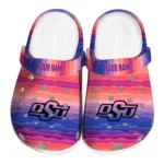 customized oklahoma state cowboys wavy stripes clogs best selling