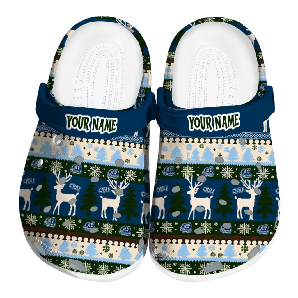 customized old dominion monarchs christmas motif clogs best selling customized old dominion monarchs christmas motif clogs best selling