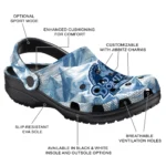 customized old dominion monarchs mountain artwork clogs best selling