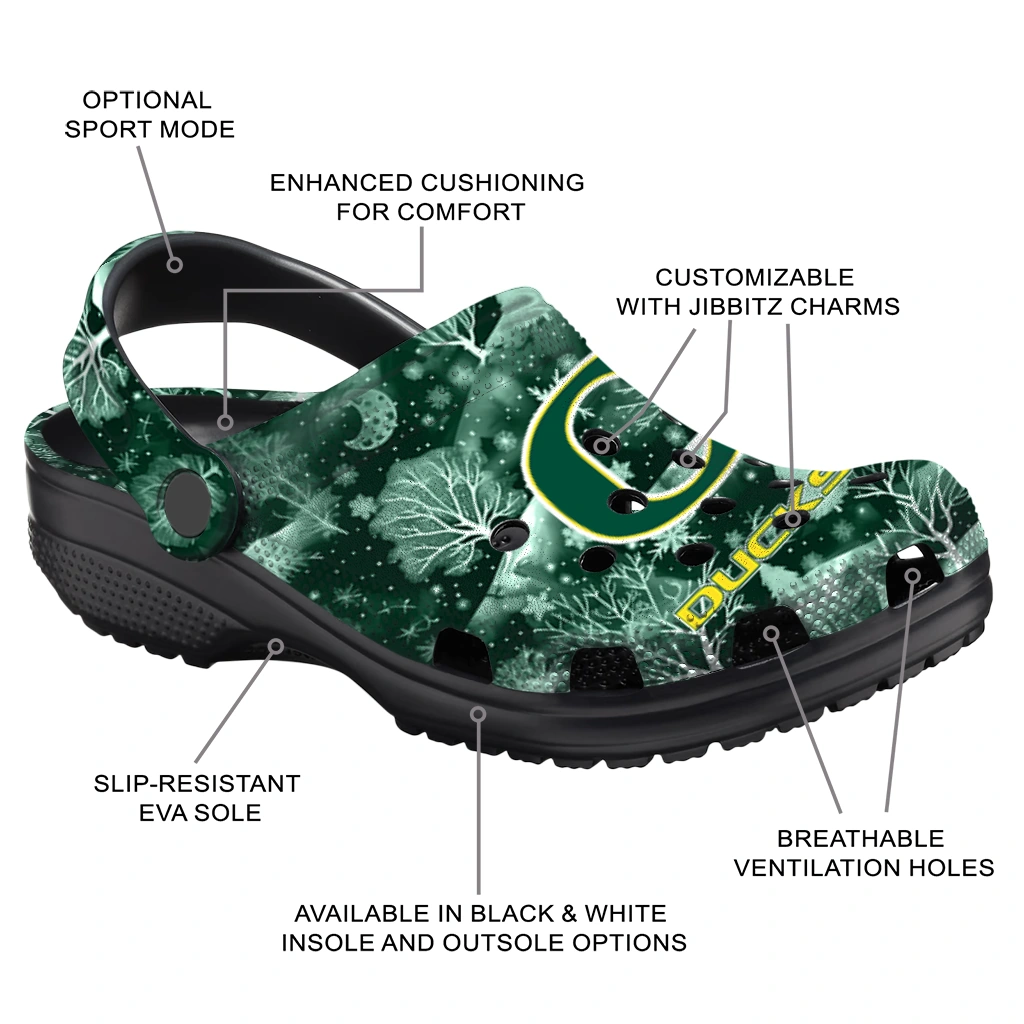 customized oregon ducks snowy hills clogs new arrival customized oregon ducks snowy hills clogs new arrival