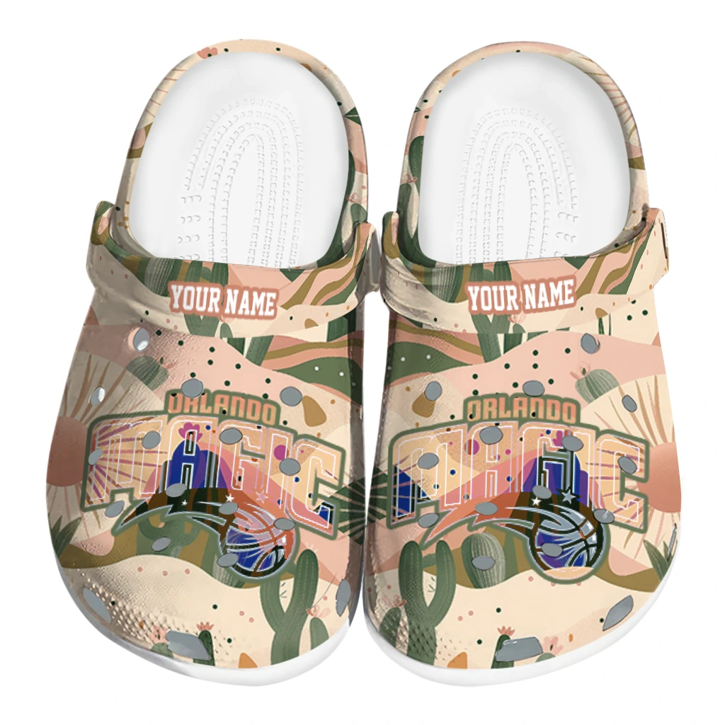 customized orlando magic desert cactus pattern clogs best selling customized orlando magic desert cactus pattern clogs best selling