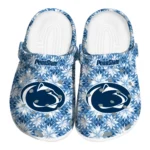 customized penn state nittany lions snowflake mosaic clogs best selling