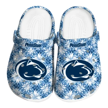 customized penn state nittany lions snowflake mosaic clogs best selling