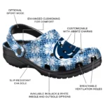 customized penn state nittany lions snowflake mosaic clogs best selling