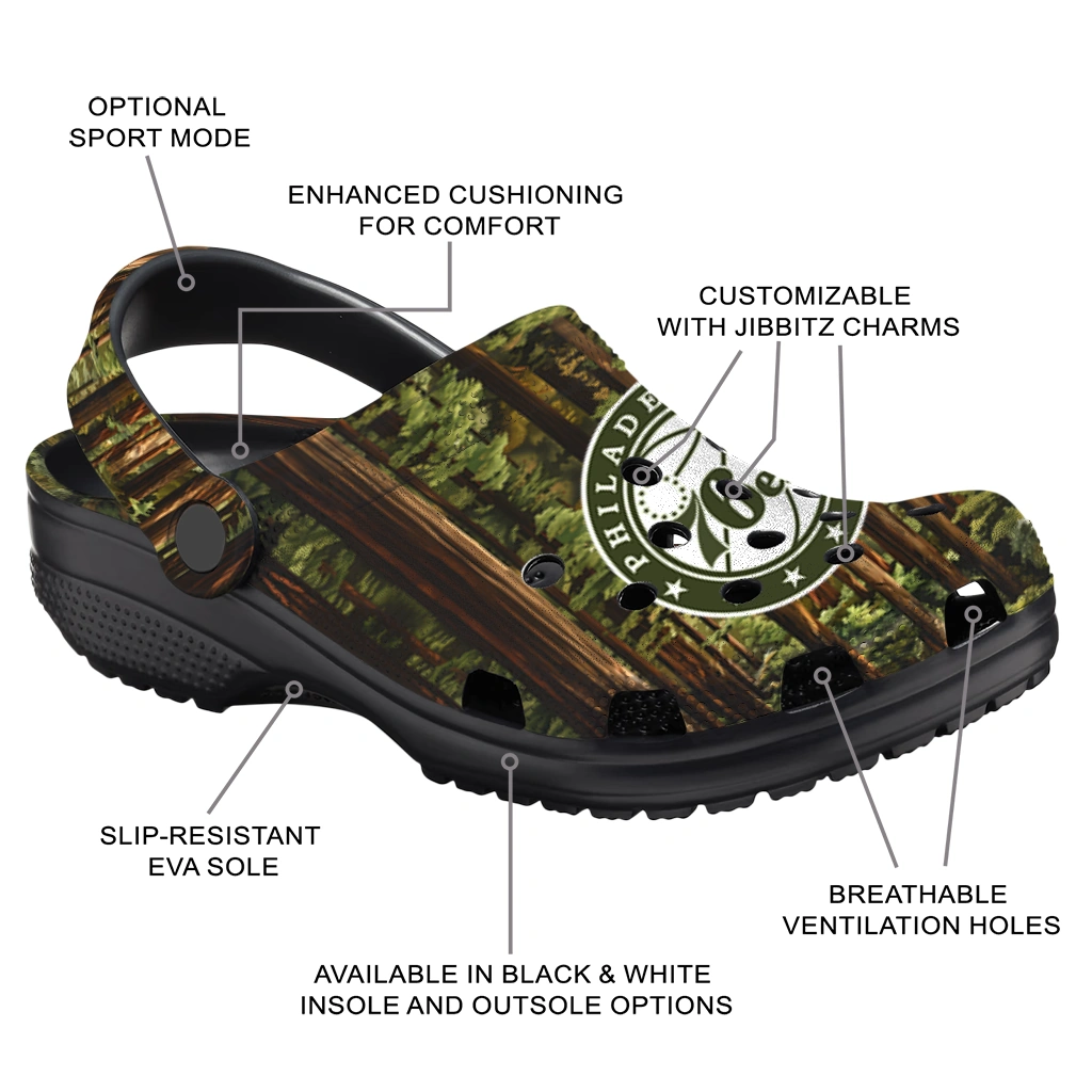 customized philadelphia 76ers woods forest designs clogs new arrival customized philadelphia 76ers woods forest designs clogs new arrival
