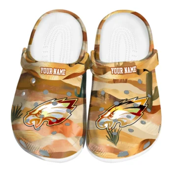 customized philadelphia eagles desert layers clogs best selling