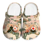 customized philadelphia flyers desert cactus pattern clogs best selling