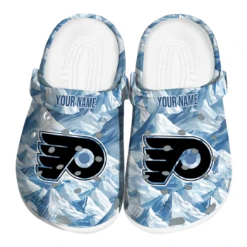 customized philadelphia flyers mountain artwork clogs best selling