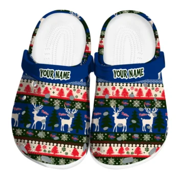 customized philadelphia phillies christmas motif clogs best selling