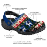 customized philadelphia phillies christmas motif clogs best selling