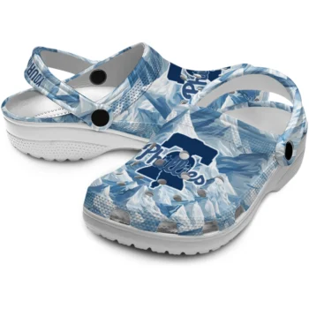 customized philadelphia phillies mountain artwork clogs high quality