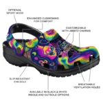 customized philadelphia phillies swirling mushrooms clogs best selling