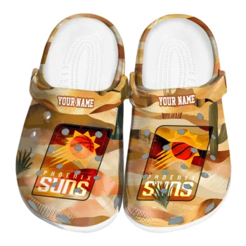 customized phoenix suns desert layers clogs best selling