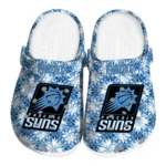 customized phoenix suns snowflake mosaic clogs best selling