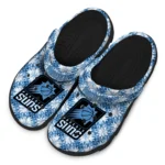 customized phoenix suns snowflake mosaic clogs best selling