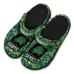 customized phoenix suns tropical leaves clogs best selling