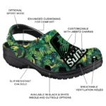 customized phoenix suns tropical leaves clogs best selling