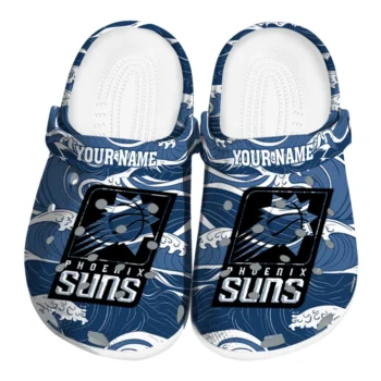 customized phoenix suns wave flow clogs best selling