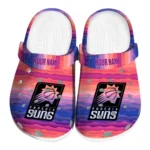 customized phoenix suns wavy stripes clogs best selling