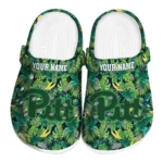 customized pittsburgh panthers tropical leaves clogs best selling