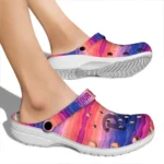 customized pittsburgh panthers wavy stripes clogs best selling