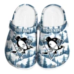 customized pittsburgh penguins snowy mountains clogs best selling