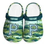 customized pittsburgh pirates hills illustration clogs best selling