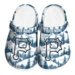 customized pittsburgh pirates snowy mountains clogs best selling