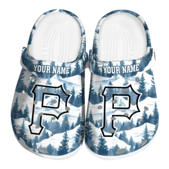 customized pittsburgh pirates snowy mountains clogs best selling