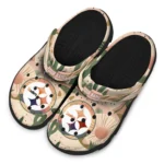 customized pittsburgh steelers desert cactus pattern clogs best selling
