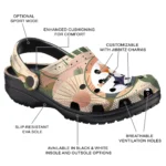 customized pittsburgh steelers desert cactus pattern clogs best selling